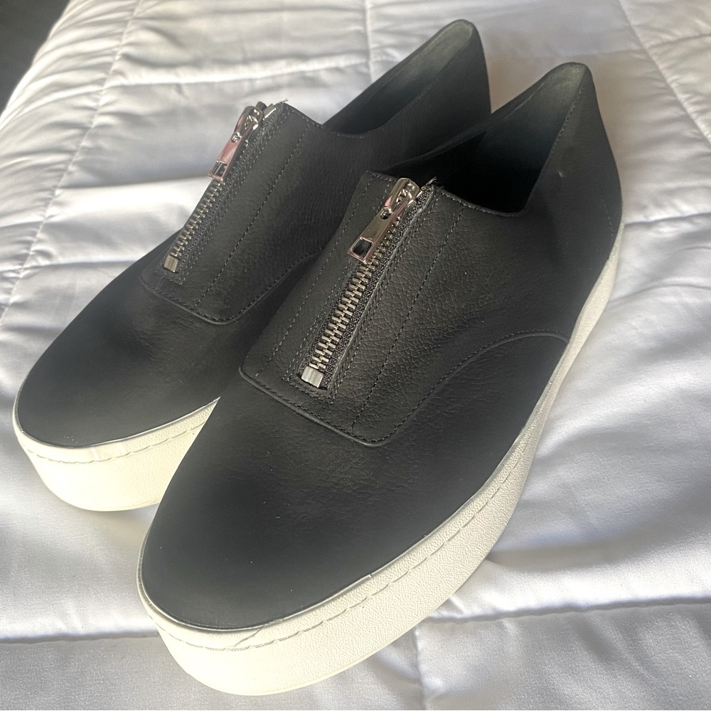 Vince Warner Zip Front Sneakers